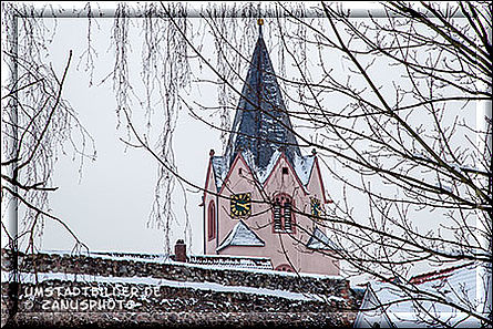 Winter in Umstadt, Stadtkirche