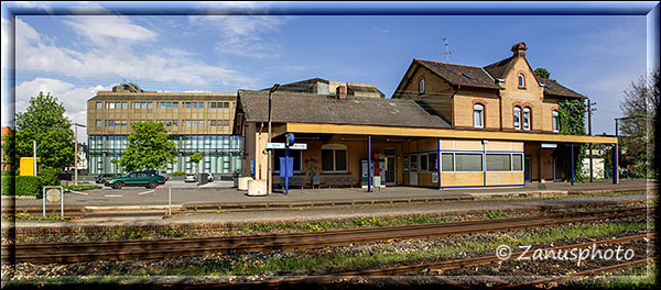 Panorama Ansicht alter Bahnhof