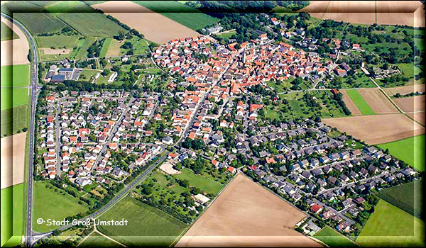 Luftbild von Kleestadt
