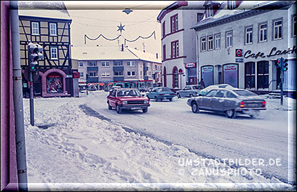 Winter in Umstadt, Georg-August-Zinn-Strasse